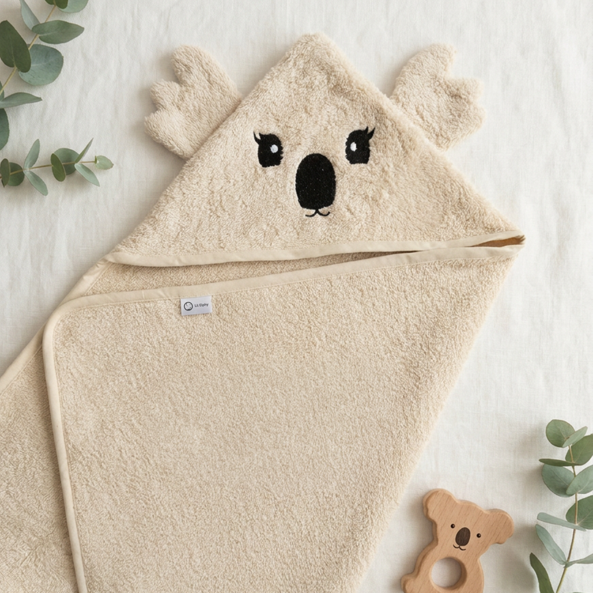 Brisača s kapuco – koala