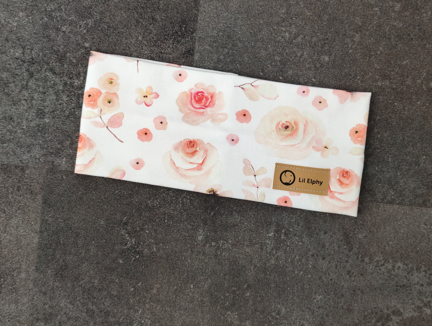 Naglavni trak – roza rože