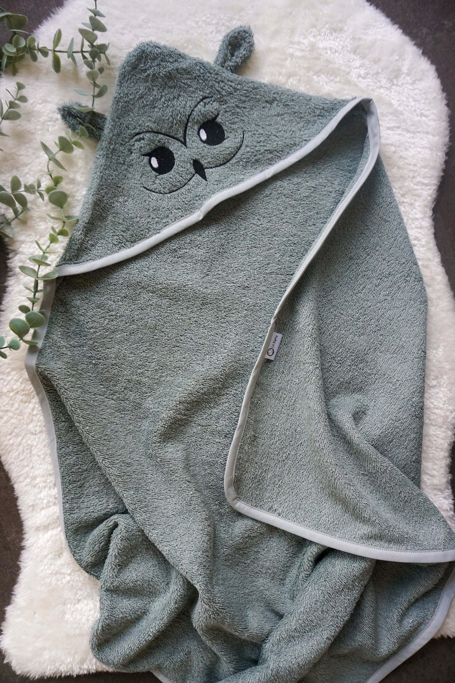 Brisača s kapuco – sova