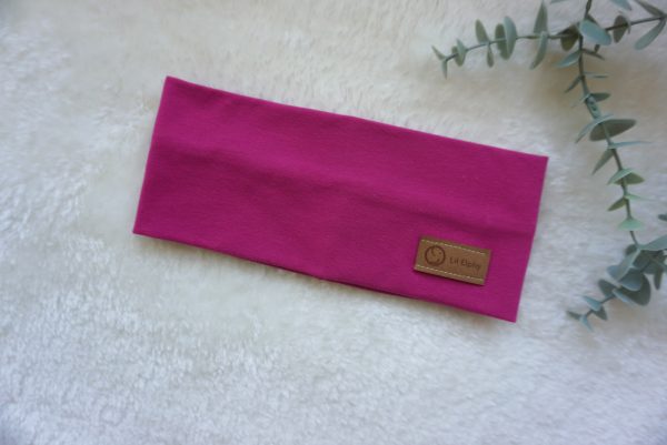 Naglavni trak – temno roza