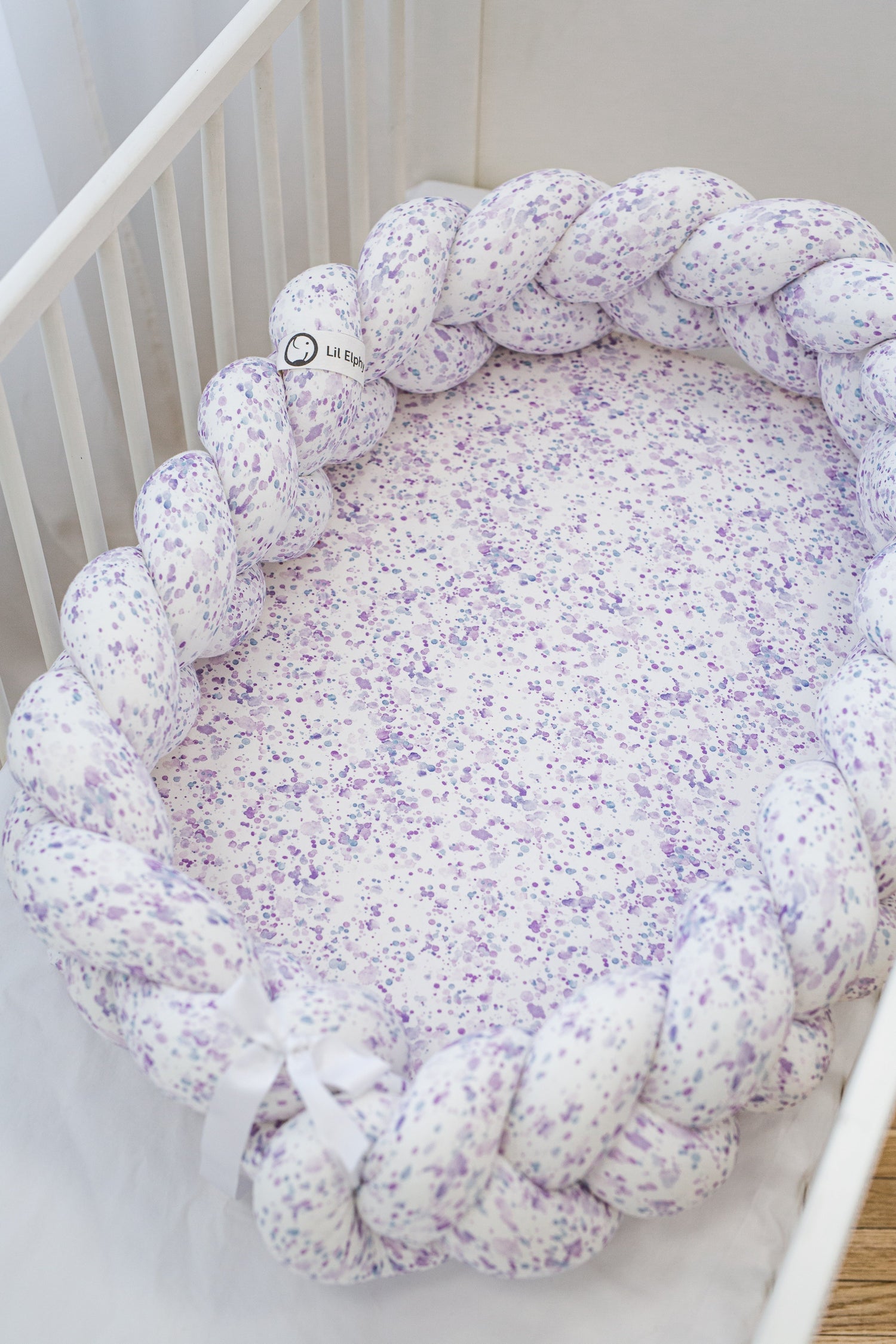 Gnezdece 2v1 – vzorec vijola pike