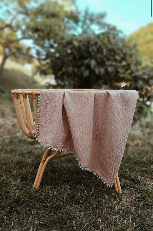 Muslin poletna odejica – bež