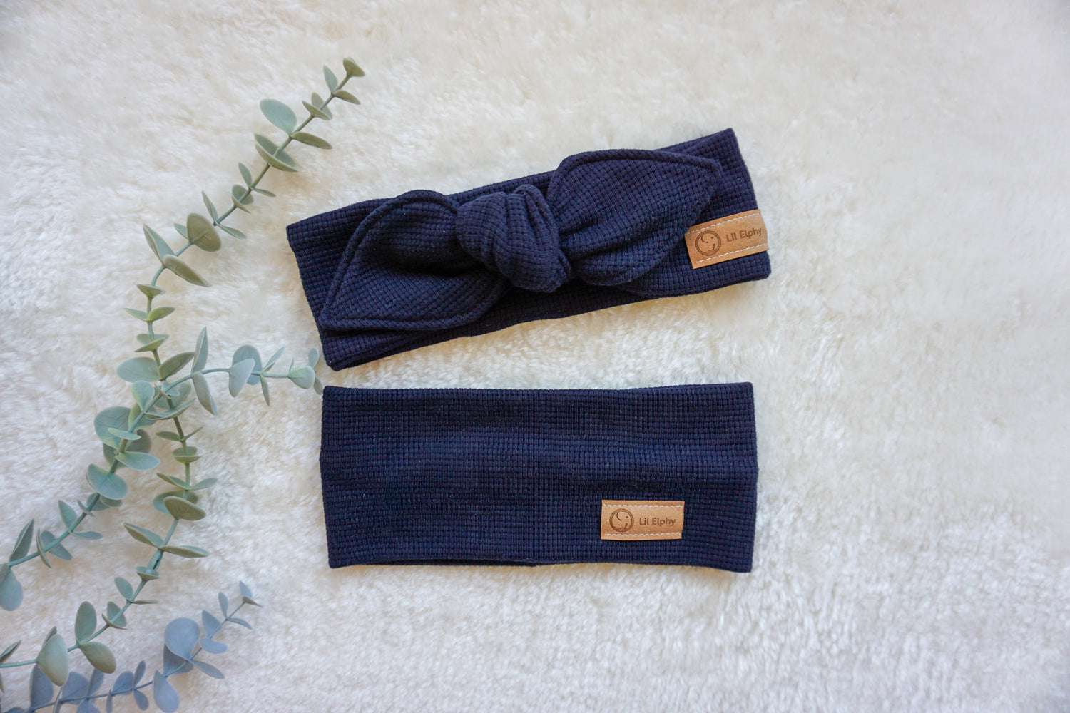 Naglavni trak – vafel temno moder