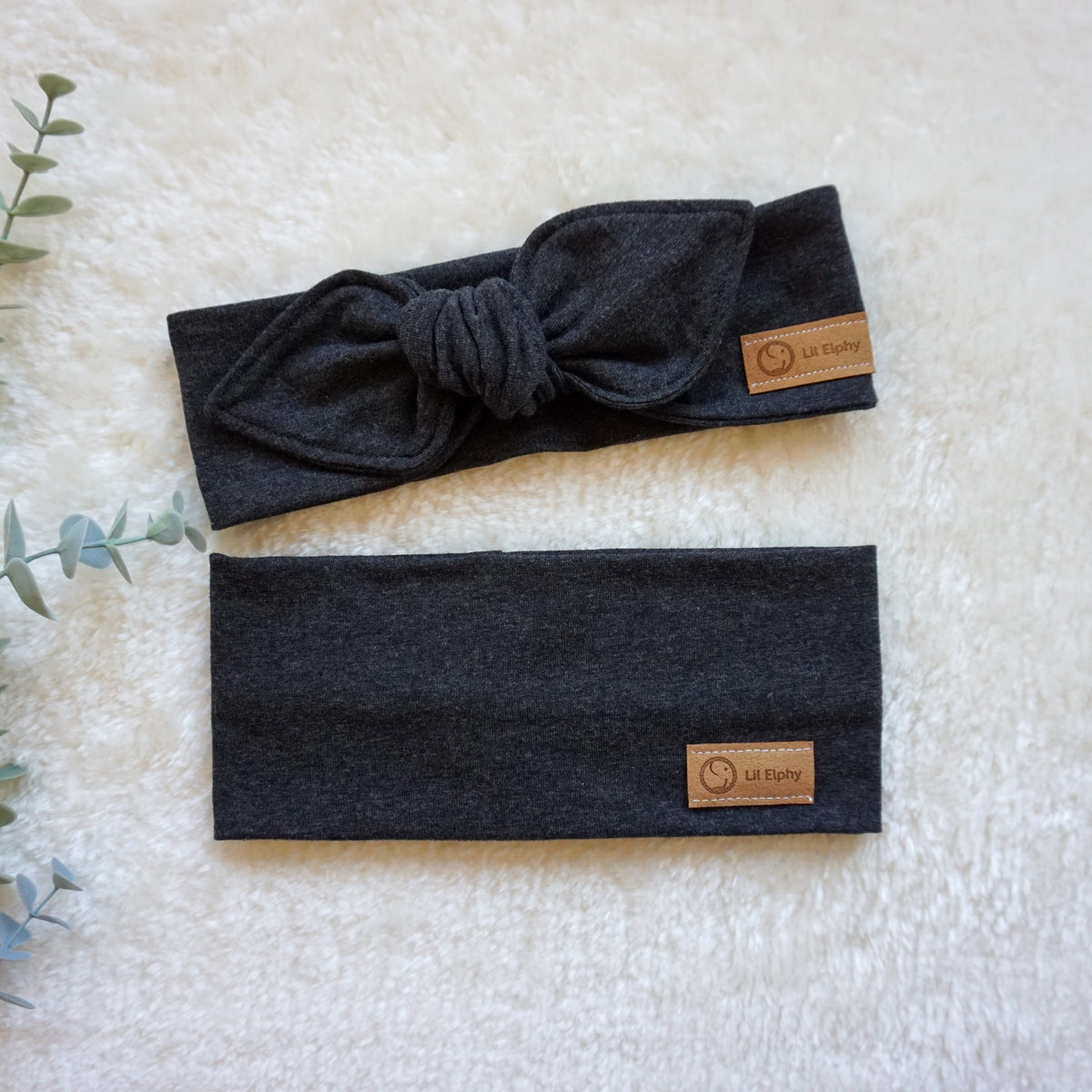 Naglavni trak – temno siv