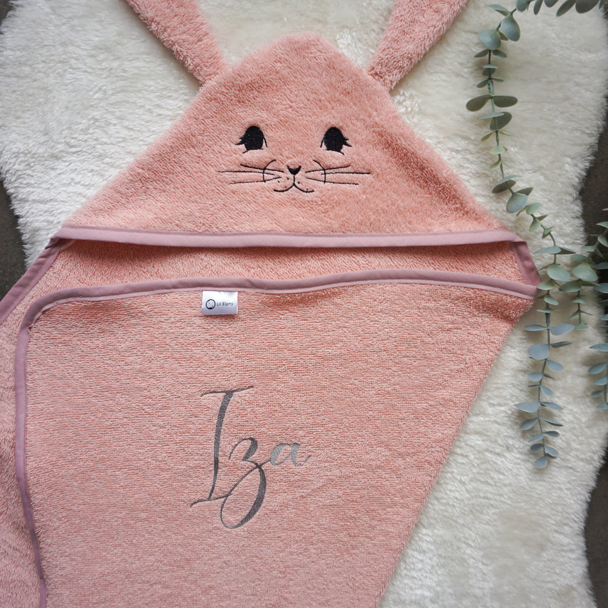 Brisača s kapuco – zajček