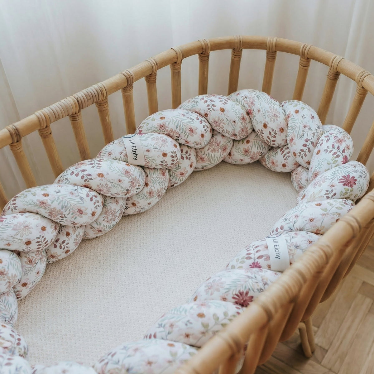 Obposteljna obroba kitka – vzorec cvetje